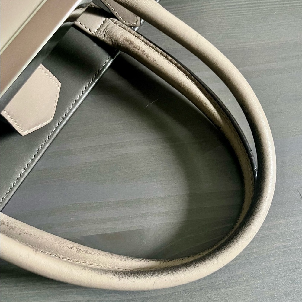 Fendi Petite 2Jours Vitello Calfskin Satchel Tortora Taupe Crossbody - Picture 10 of 16